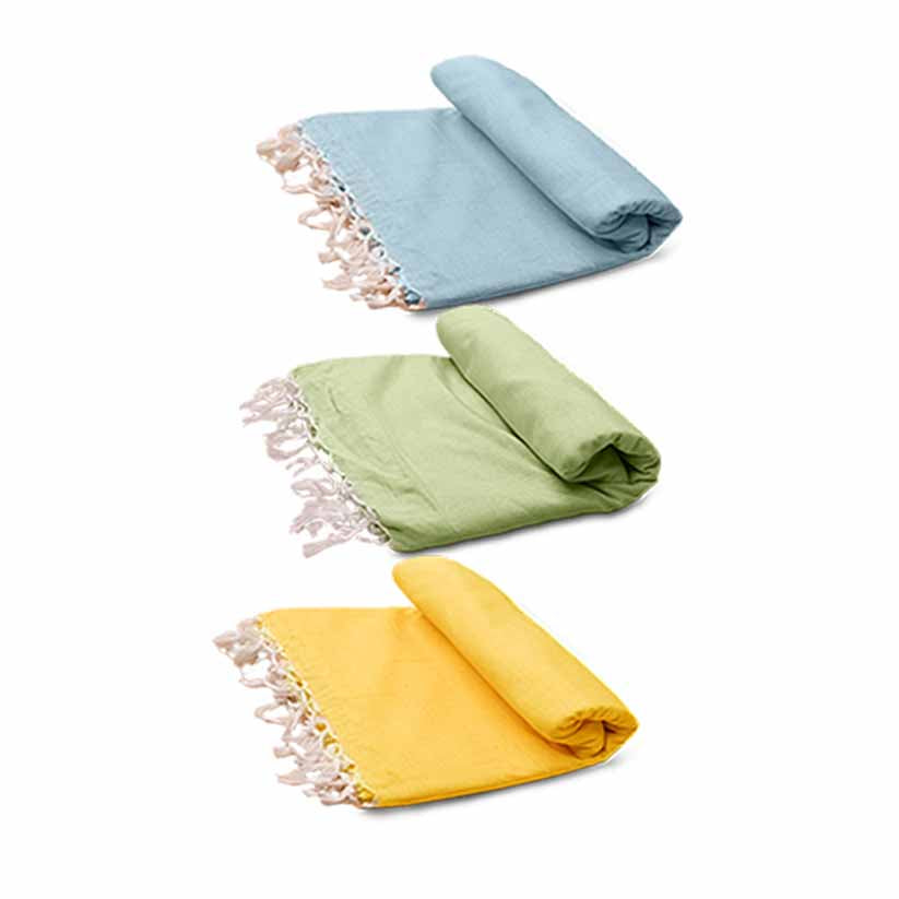 Combo Bhagalpuri Chadar (Yellow, Blue & Pista Green) | AC Comforter (All Season) Skin Soft